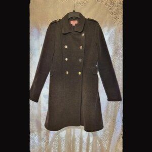Copper Key gray double breasted coat size 14/16
